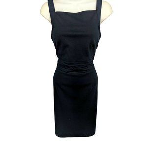 Reynah Black Sleeveless Square Neck Stretch Dress Size 0